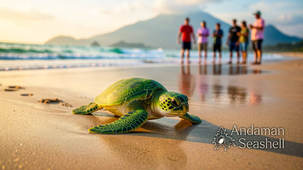 Fourteen Green Turtles Make the Andaman Sea Feel Brightly Alive