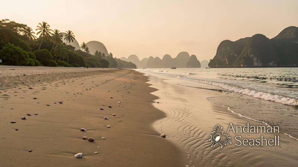 หาดยาวริมชายฝั่งอันดามันตอนเช้าในพังงา แหล่งวางไข่ของเต่าทะเลที่สำคัญ