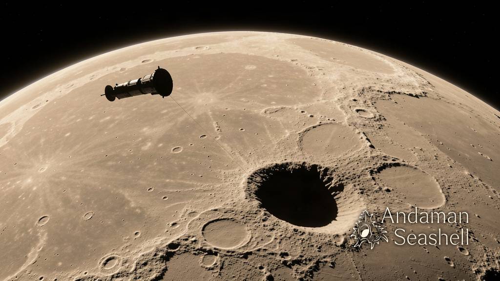 Fresh lunar crater with bright ejecta on the Moon