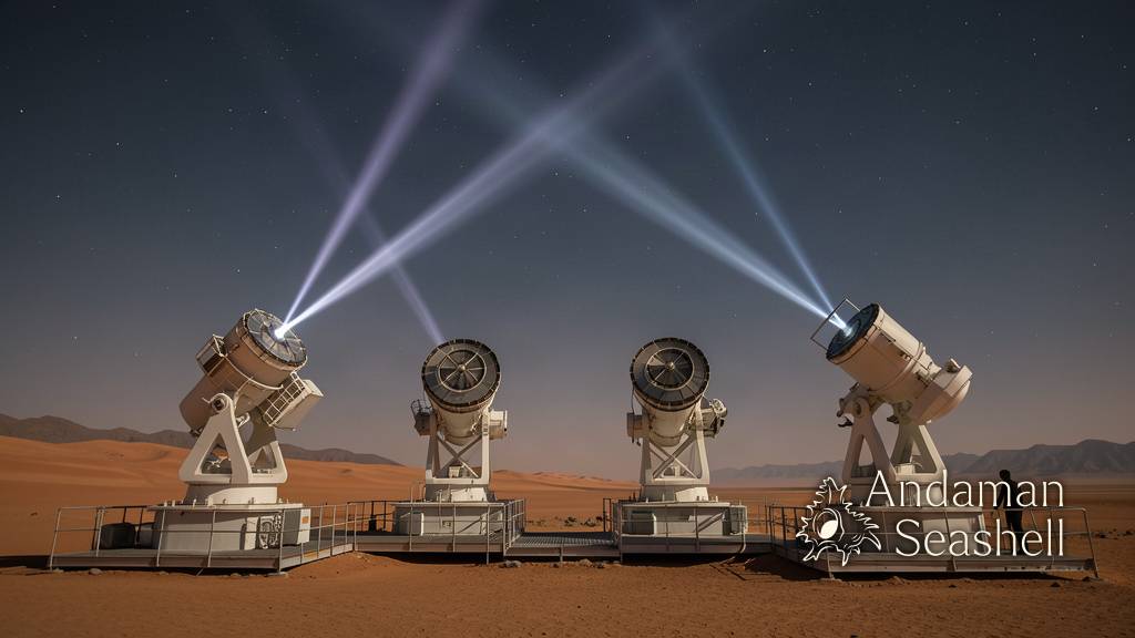 The Very Large Telescope Interferometer at Paranal, whose combined telescopes tracked S301