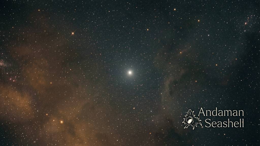 A brilliant white dwarf star beside a glowing amber gas giant trailing a comet-like tail of luminous gas